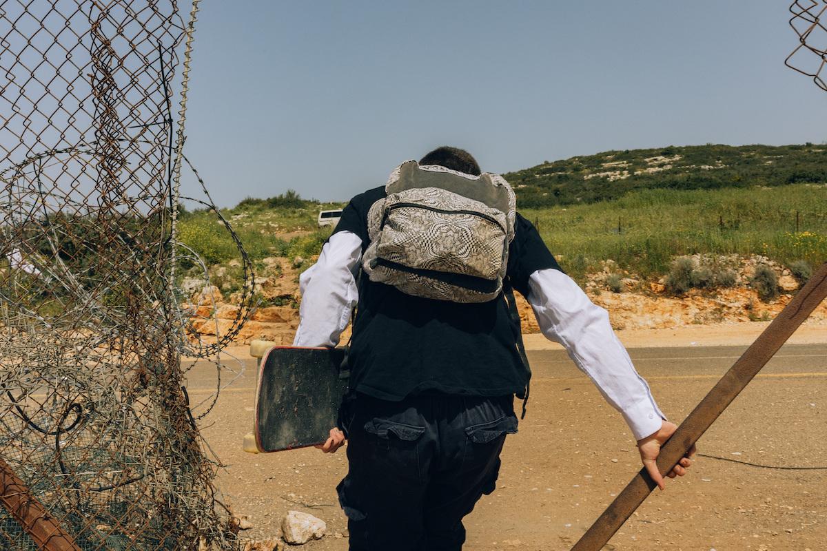 Deskorolka i apartheid, fotografia Maena Hammada